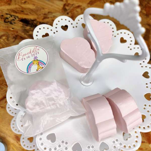 sapone segnaposto battesimo bimba ecofattoart
